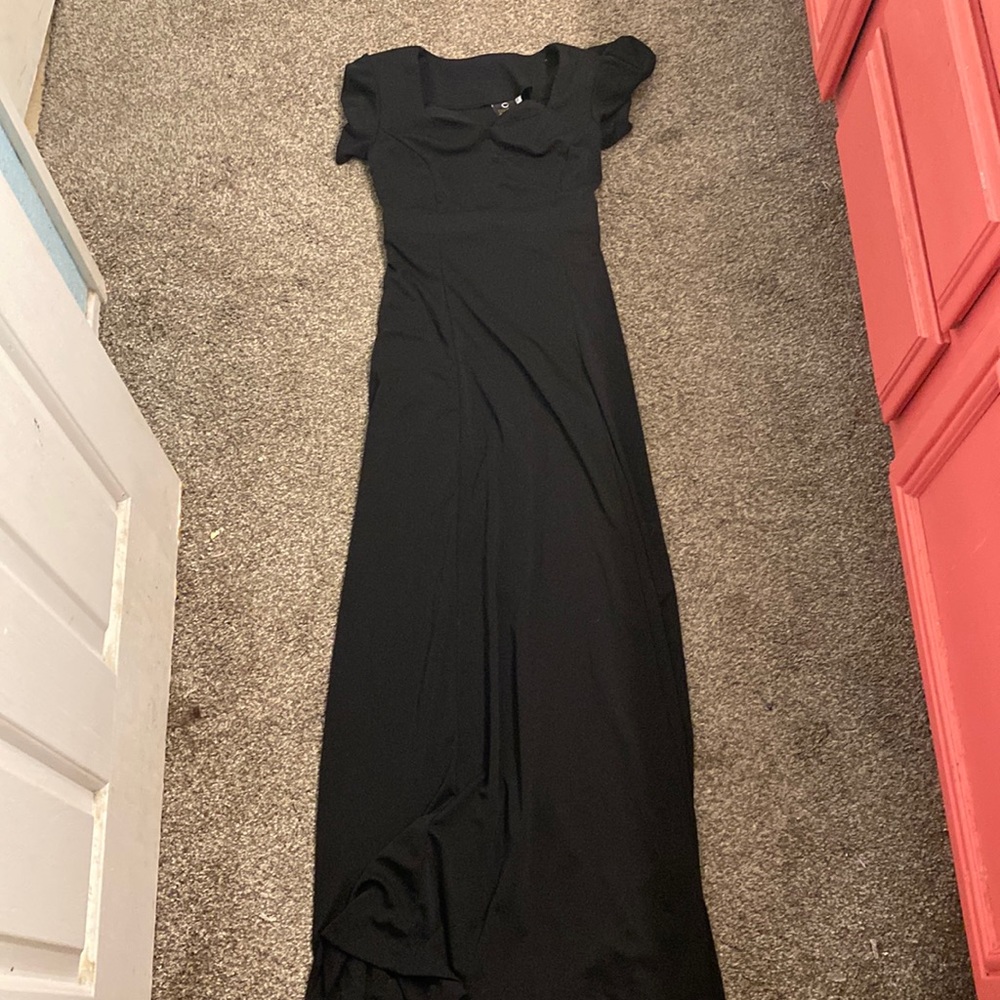 black concert dress